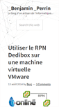 Mobile Screenshot of benjaminperrin.fr
